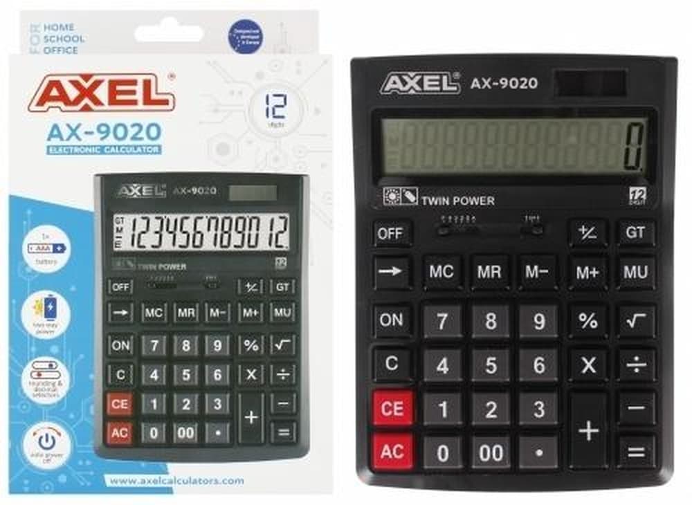 Kalkulator biurowy AX-9020 Axel z 12-cyfrowym wyświetlaczem