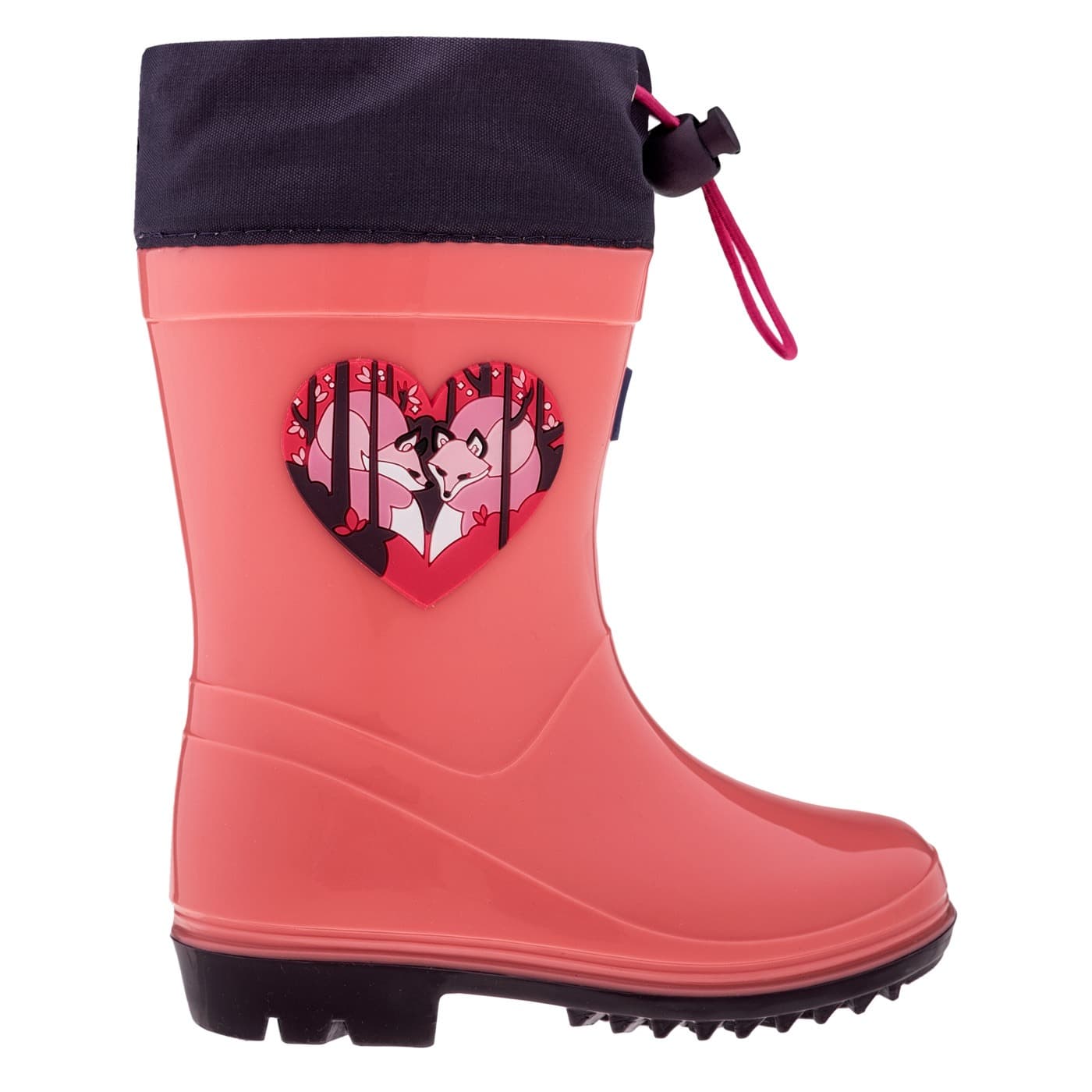 Dziecięce kalosze Bejo Kai Wellies Kids różowo-łosośowe