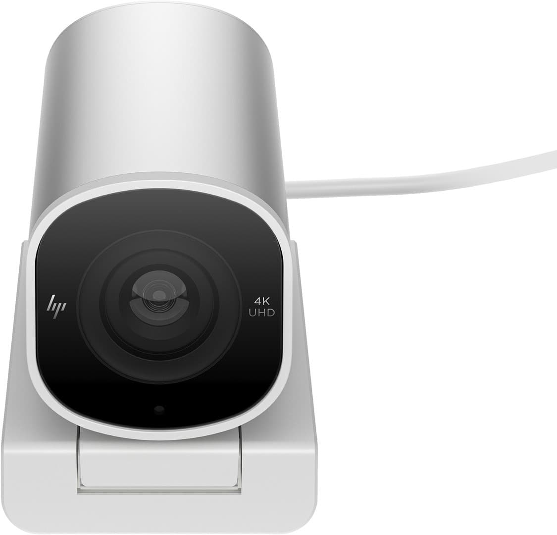 HP Streaming Webcam Kamera internetowa 4K USB srebrna