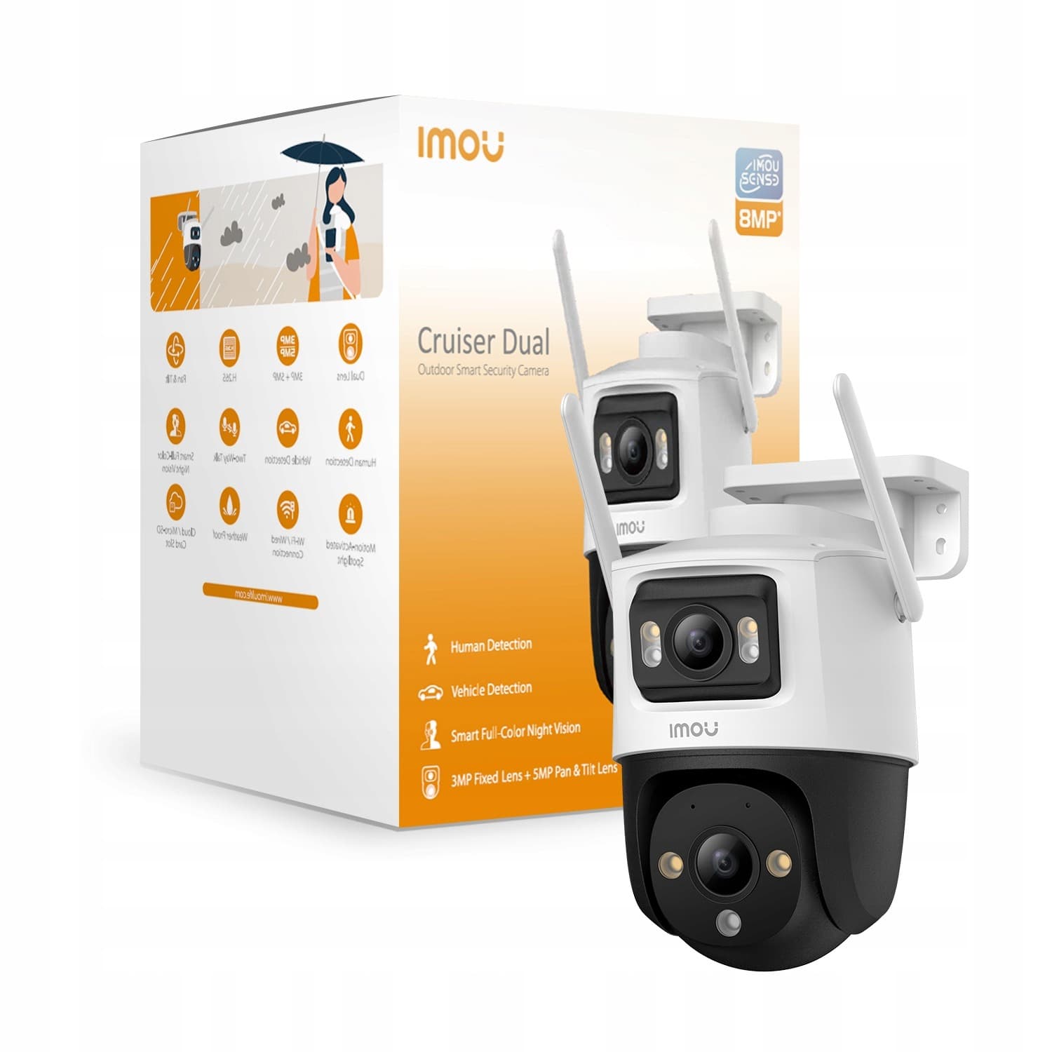 Kamera IP IMOU Cruiser Dual 6MP do monitoringu