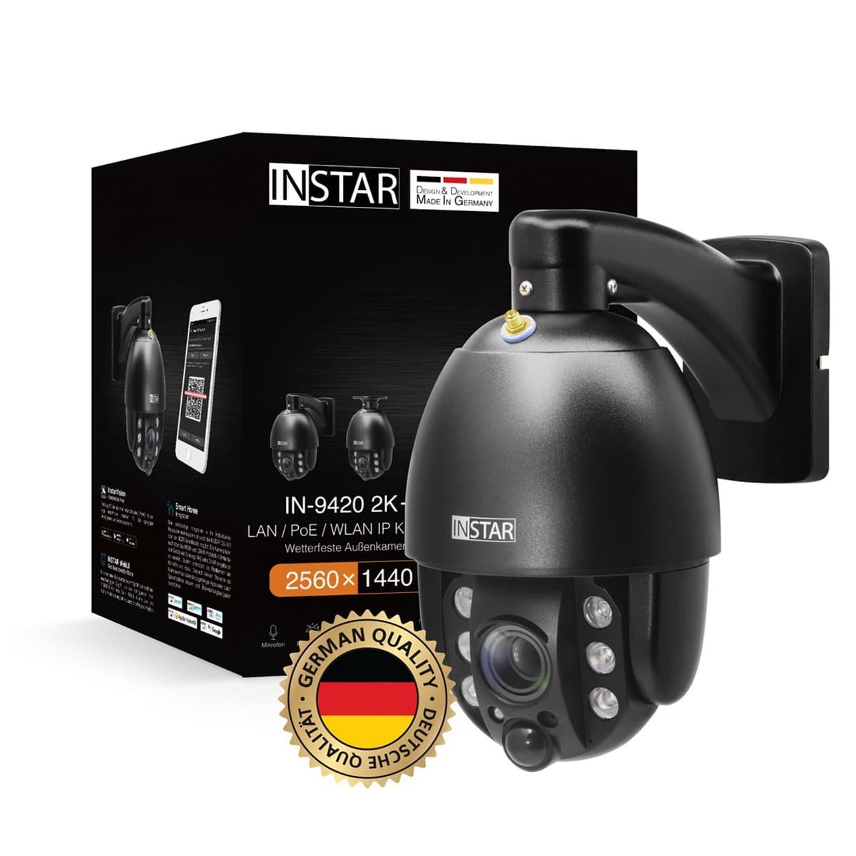 Kamera IP INSTAR IN-9420 2K+ Czarna