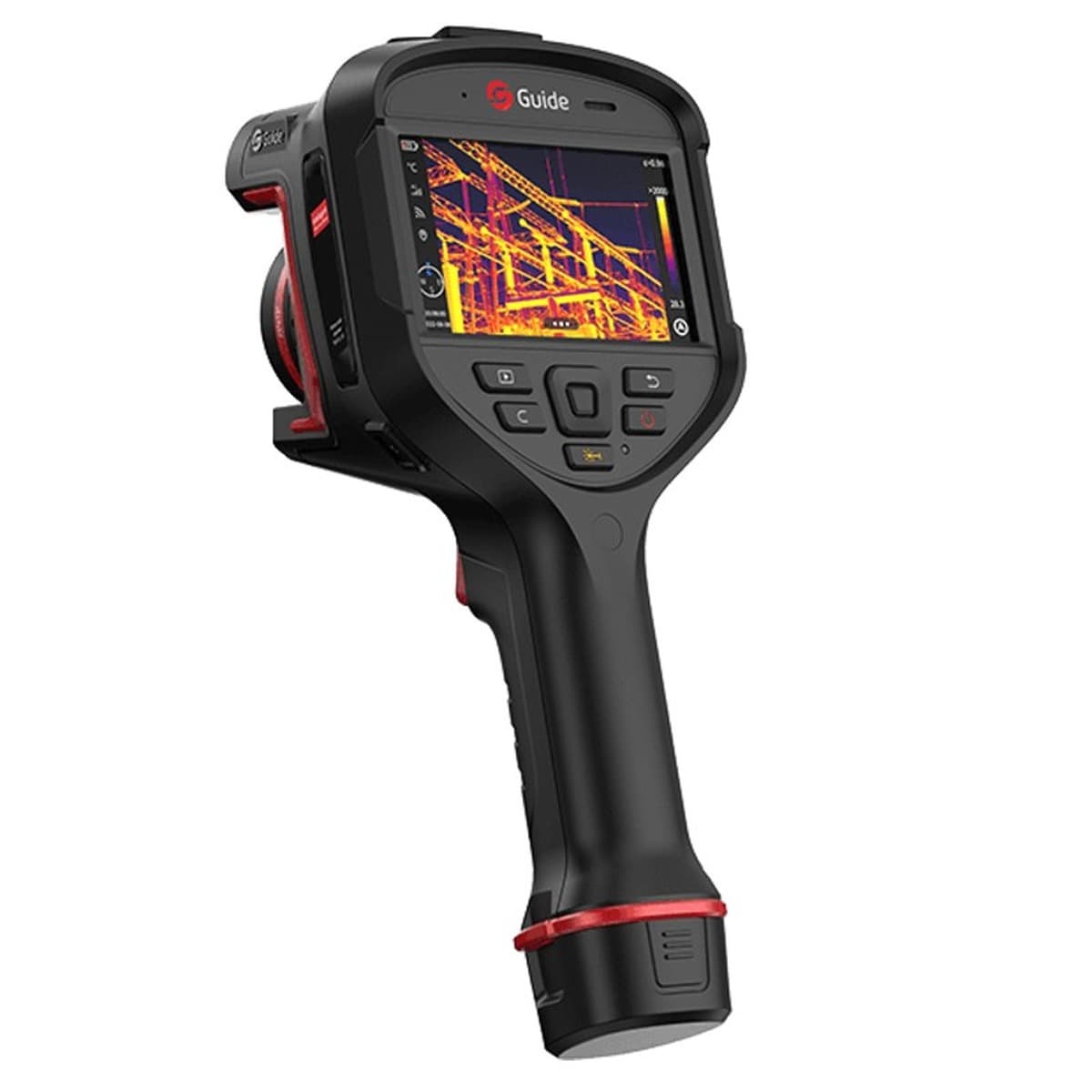 Kamera termowizyjna H2, IR 256x192, -40~650°C, FOV 25°x19°, 4.3" LCD, Laser, 5MP, 64GB, Wi-Fi, BT