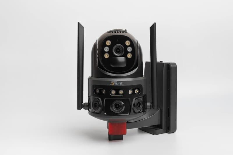 Kamera zewnętrzna podwójna 4G 3MP+3MP z panelem słonecznym Technaxx TX-329