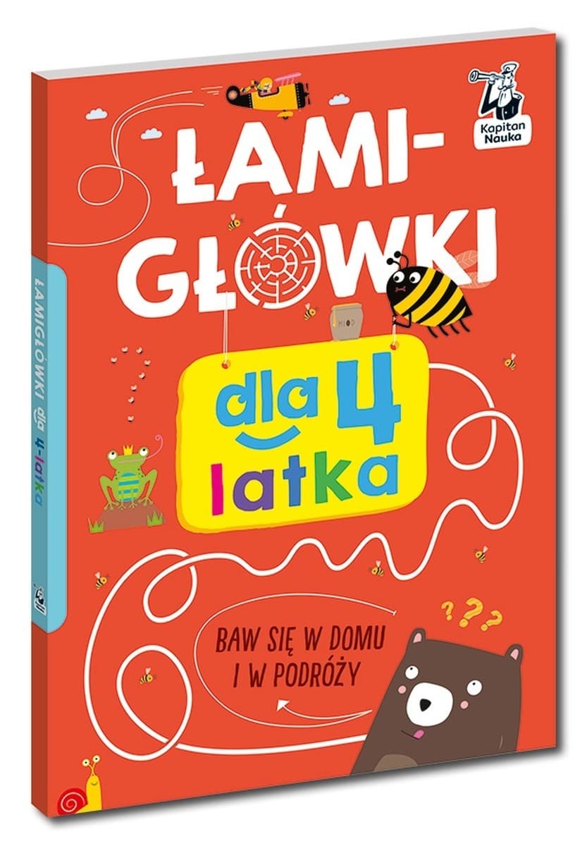 Kapitan Nauka. Łamigłówki dla 4 latka