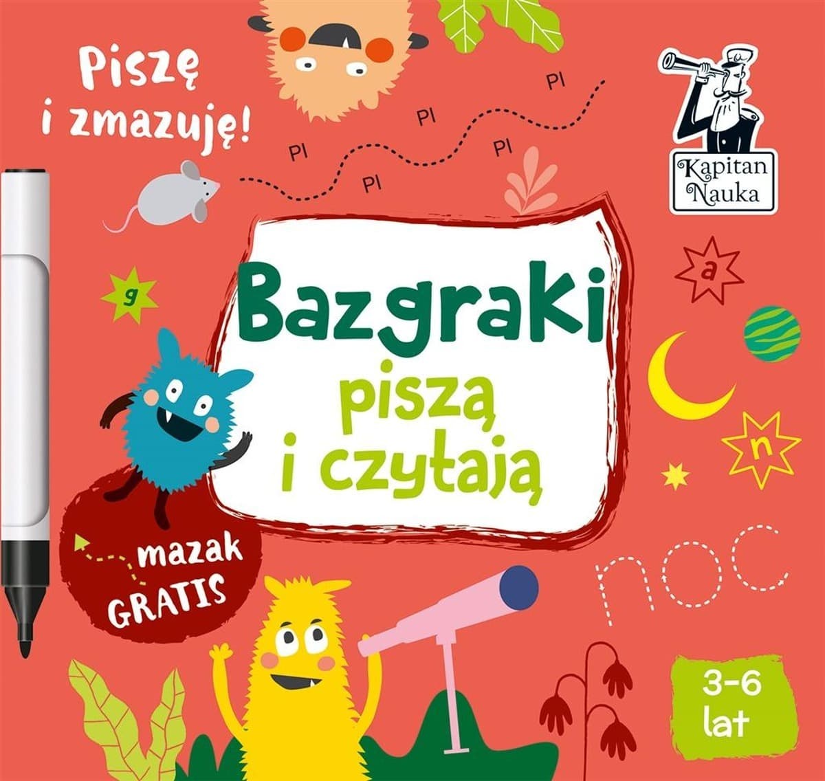 Kapitan Nauka Bazgraki Nauka czytania i pisania dla dzieci