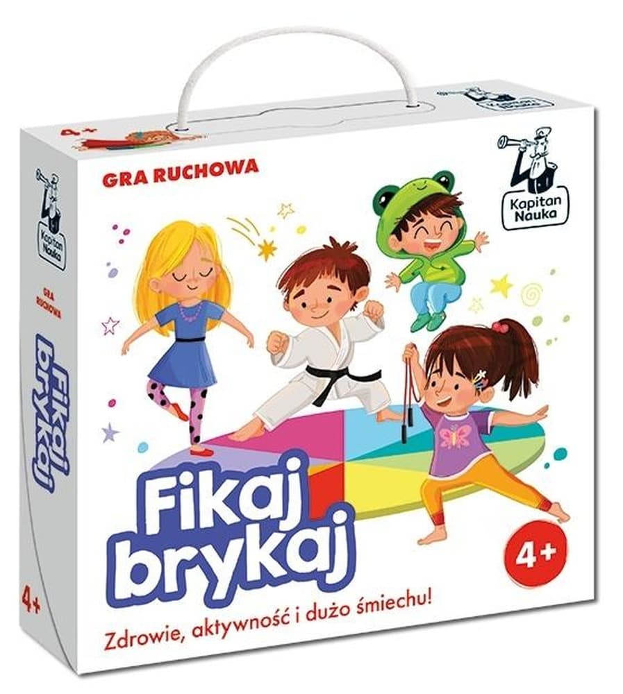 Kapitan Nauka Fikaj, brykaj - Gra ruchowa dla dzieci