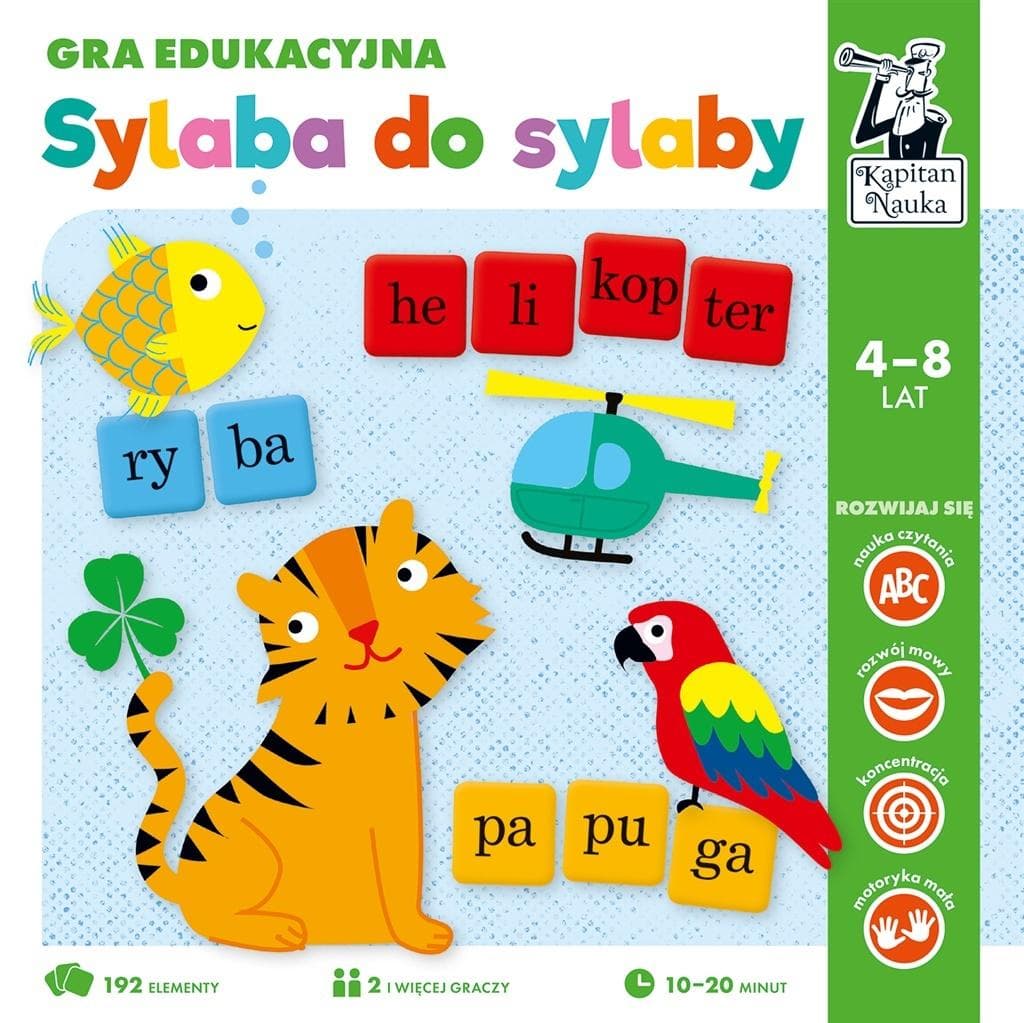 Kapitan Nauka Gra Edukacyjna Sylaba do Sylaby