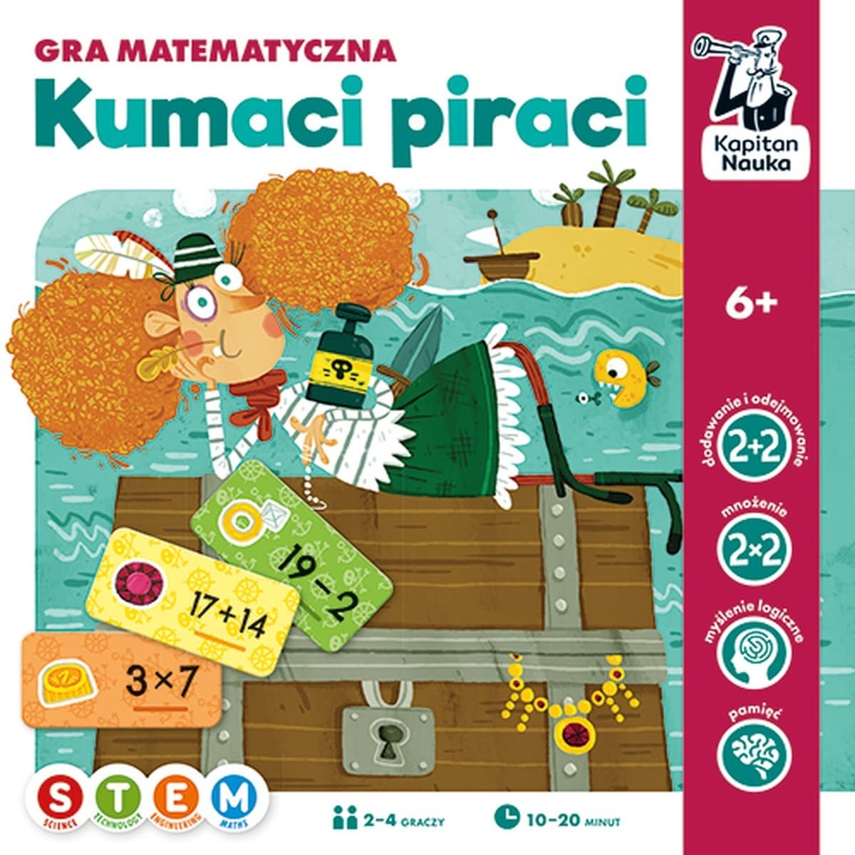Kapitan Nauka Gra matematyczna Kumaci piraci