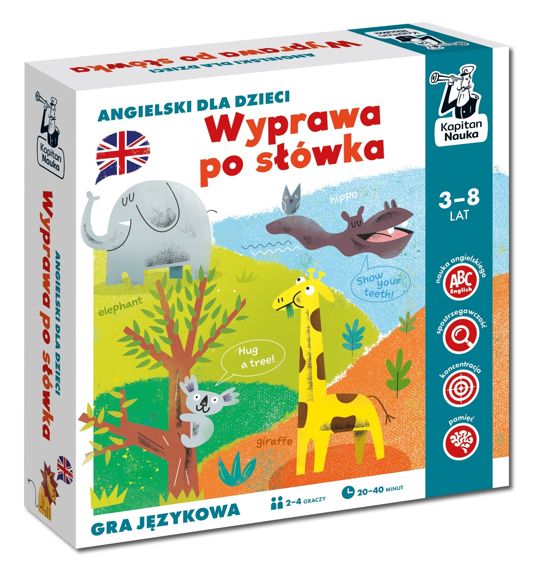 Kapitan Nauka Gra Wyprawa po słówka Angielski