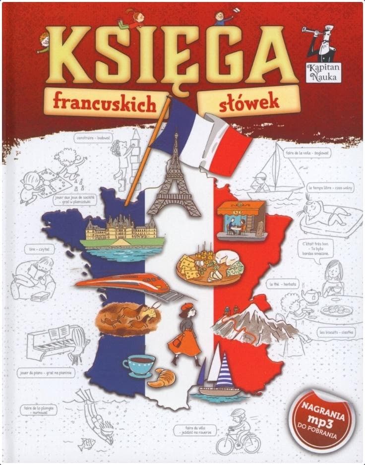 Księga Kapitan Nauka francuskich słówek dla dzieci