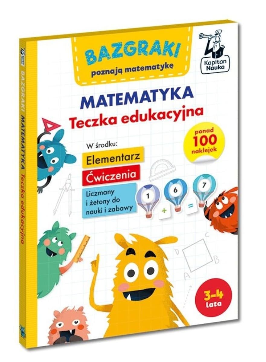 Kapitan Nauka Teczka edukacyjna. Matematyka Bazgraki