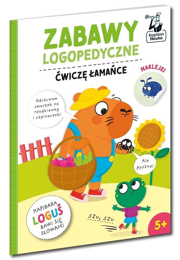 Kapitan Nauka Zabawy logopedyczne Ćwiczę łamańce praca zbiorowa