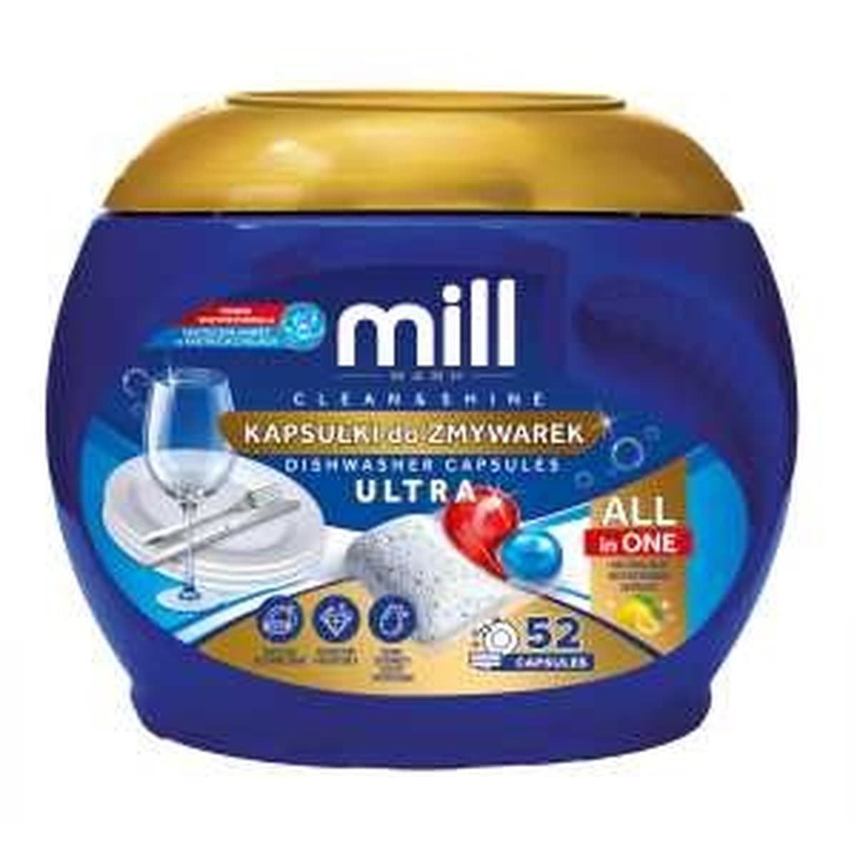 Kapsułki do zmywarki Mill Clean & Shine A52 40 sztuk