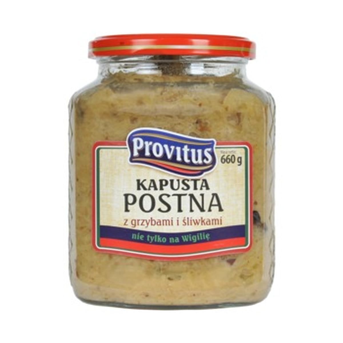 Kapusta postna Provitus z grzybami i śliwkami 660 g