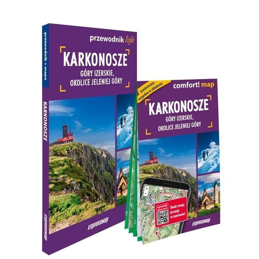 Karkonosze i Góry Izerskie - przewodnik turystyczny 2w1 light 2025