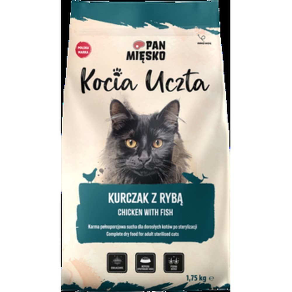 Pan Mięsko Kocia Uczta Kurczak z rybą 1,75 kg