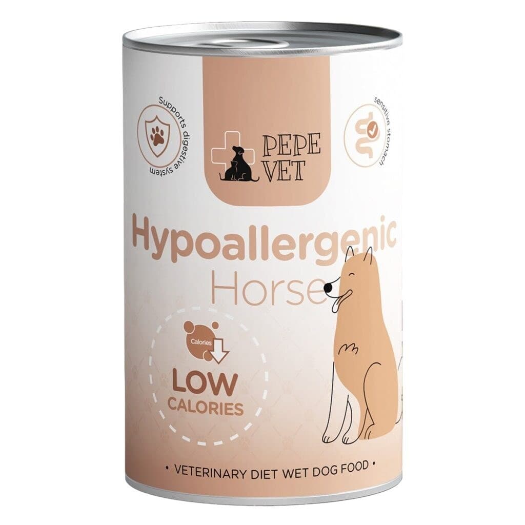 Karma mokra dla psa Pepe Vet Hypoallergenic Horse 400g