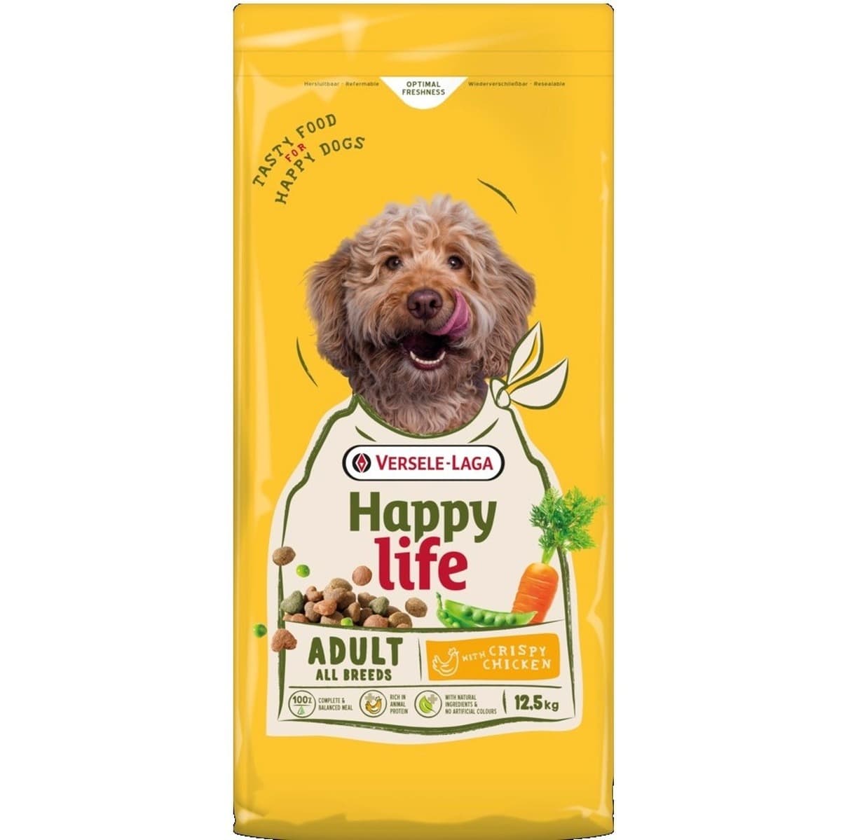 Karma sucha z kurczakiem dla psów dorosłych Versele Laga HappyLife 12,5kg