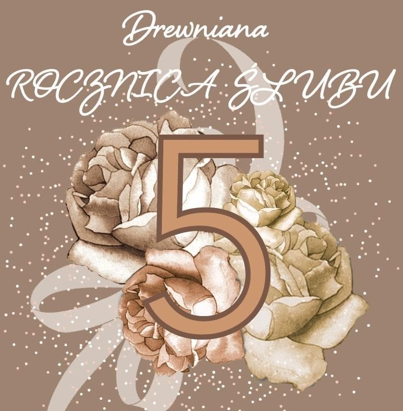 Karnet okolicznościowy kwadratowy Swarovski Rocznica Ślubu 5