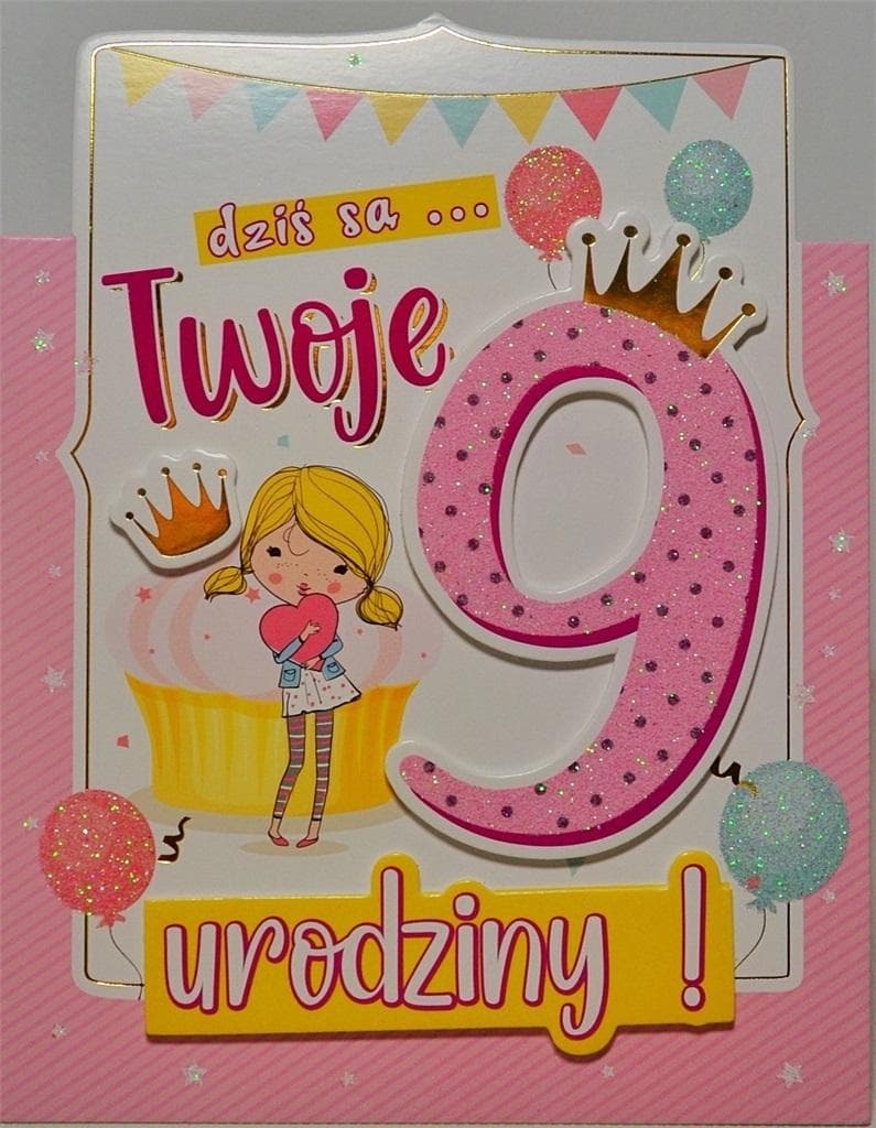 Karnet na Urodziny 3 z życzeniami