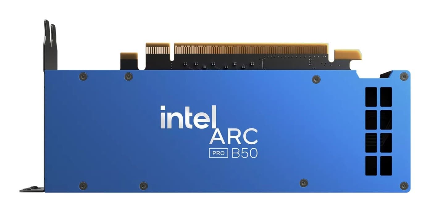 Karta graficzna Intel Arc Pro B50 16 GB do zastosowań AI