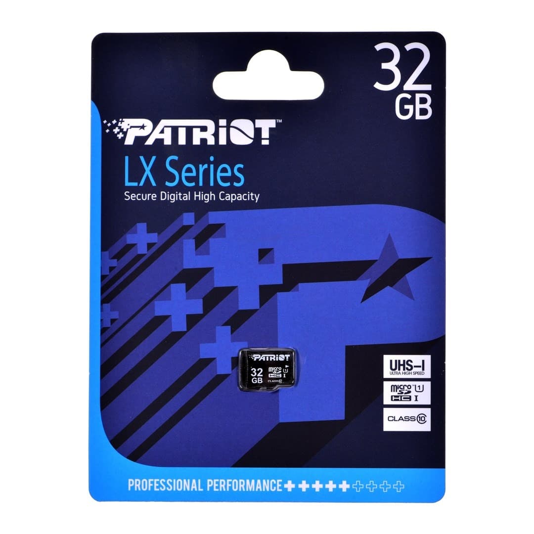 Karta pamięci microSDHC Patriot LX Series 32GB Class 10 UHS-I