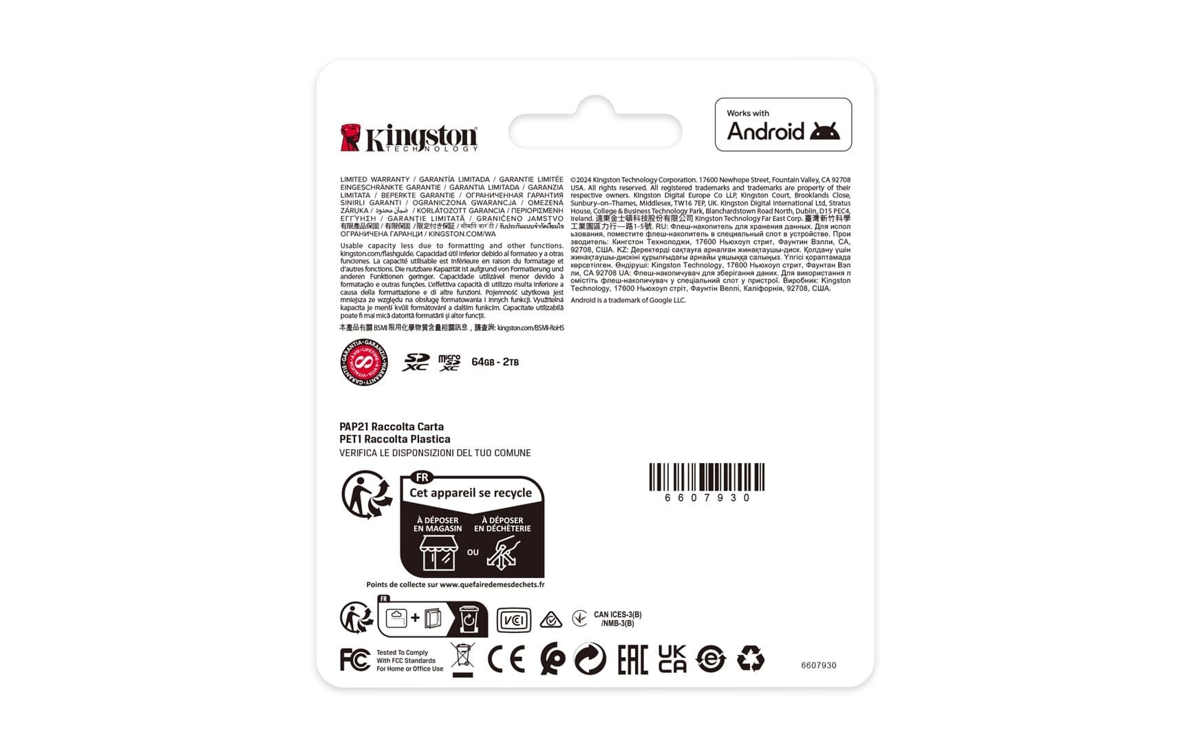 Kingston Canvas Select Plus 512 GB Karta pamięci microSDXC z adapterem