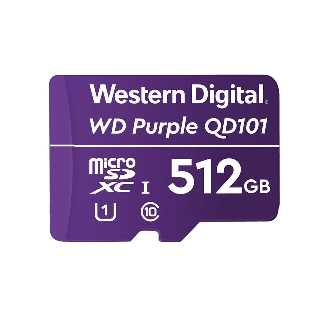 Karta pamięci microSDXC WD Purple 512 GB Class 10 U1