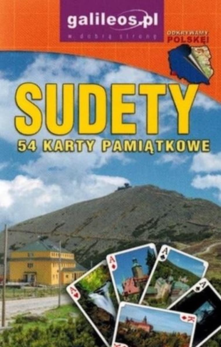 Karty pamiątkowe Sudety - zestaw 54 kart do gry