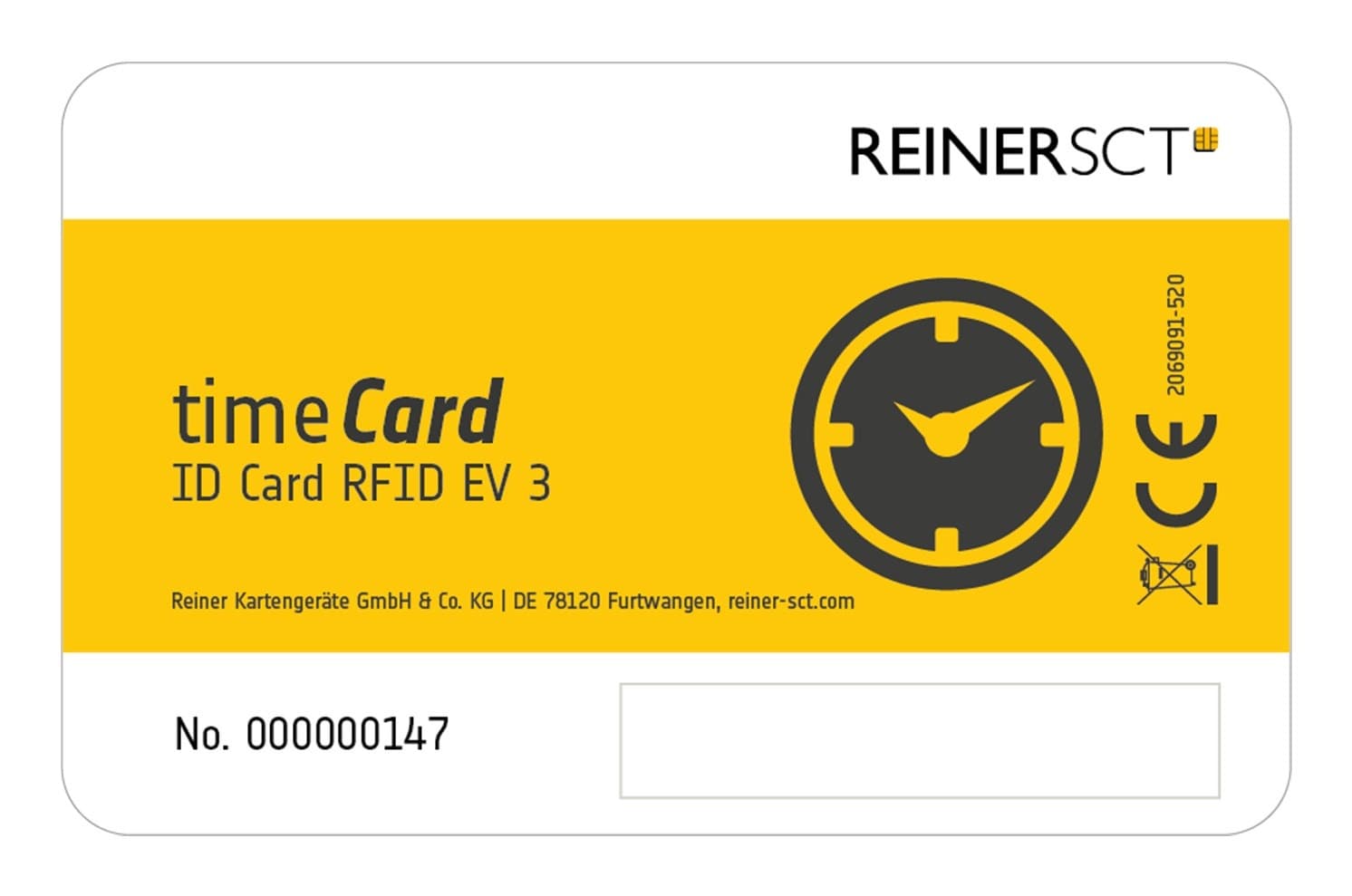 Karty RFID Reiner SCT timeCard Premium MIFARE DESFire EV3 50 szt.