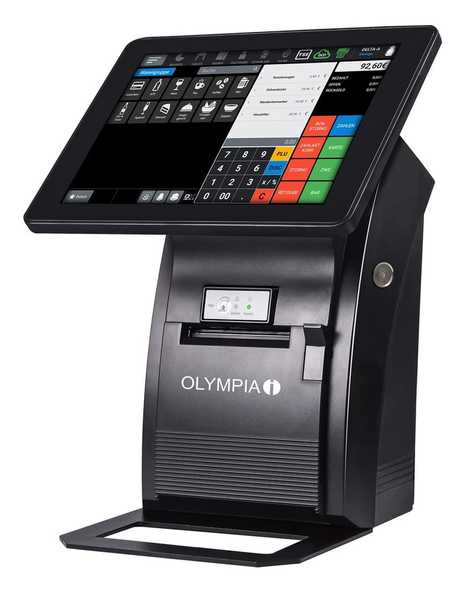 Kasa fiskalna Olympia T210 Touch czarna