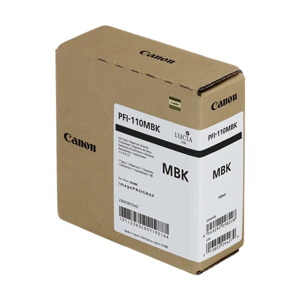 Kaseta Canon PFI-110MBK matowy czarny