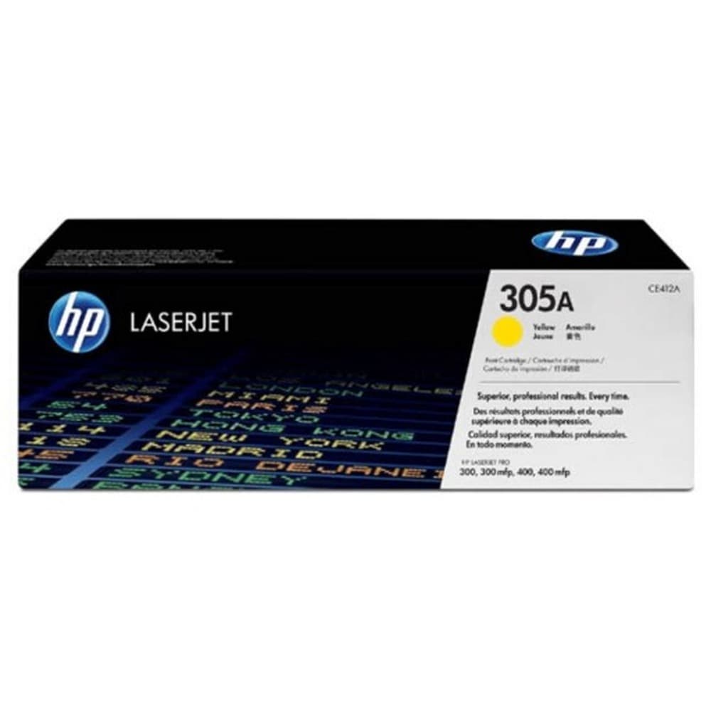 Toner żółty do drukarek HP 305A, oryginalny