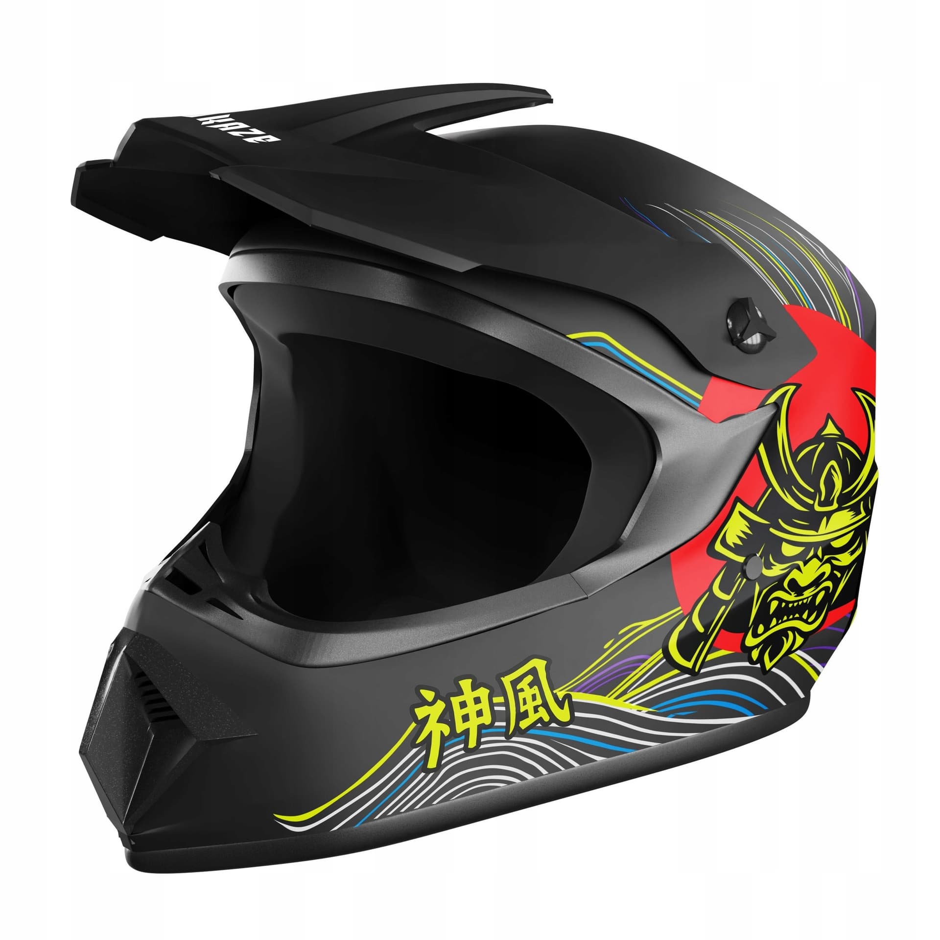Kask pełny Kamikaze Tokyo Drift AKC208 rozmiar L
