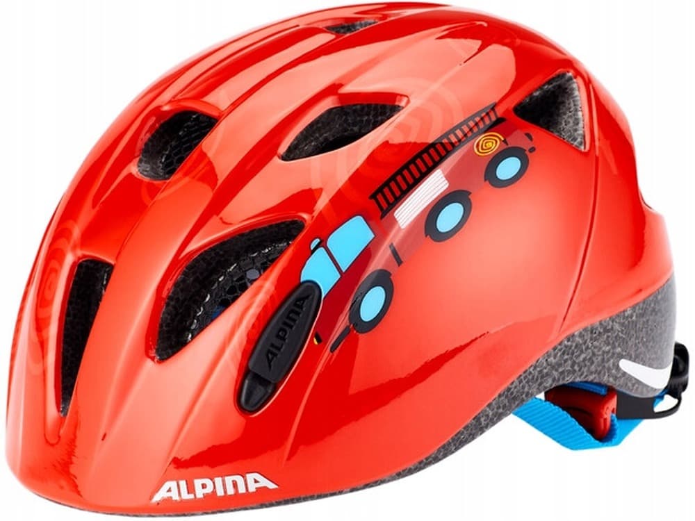Kask rowerowy Alpina Ximo 2 czerwony błyszczący rozmiar 49-54 cm
