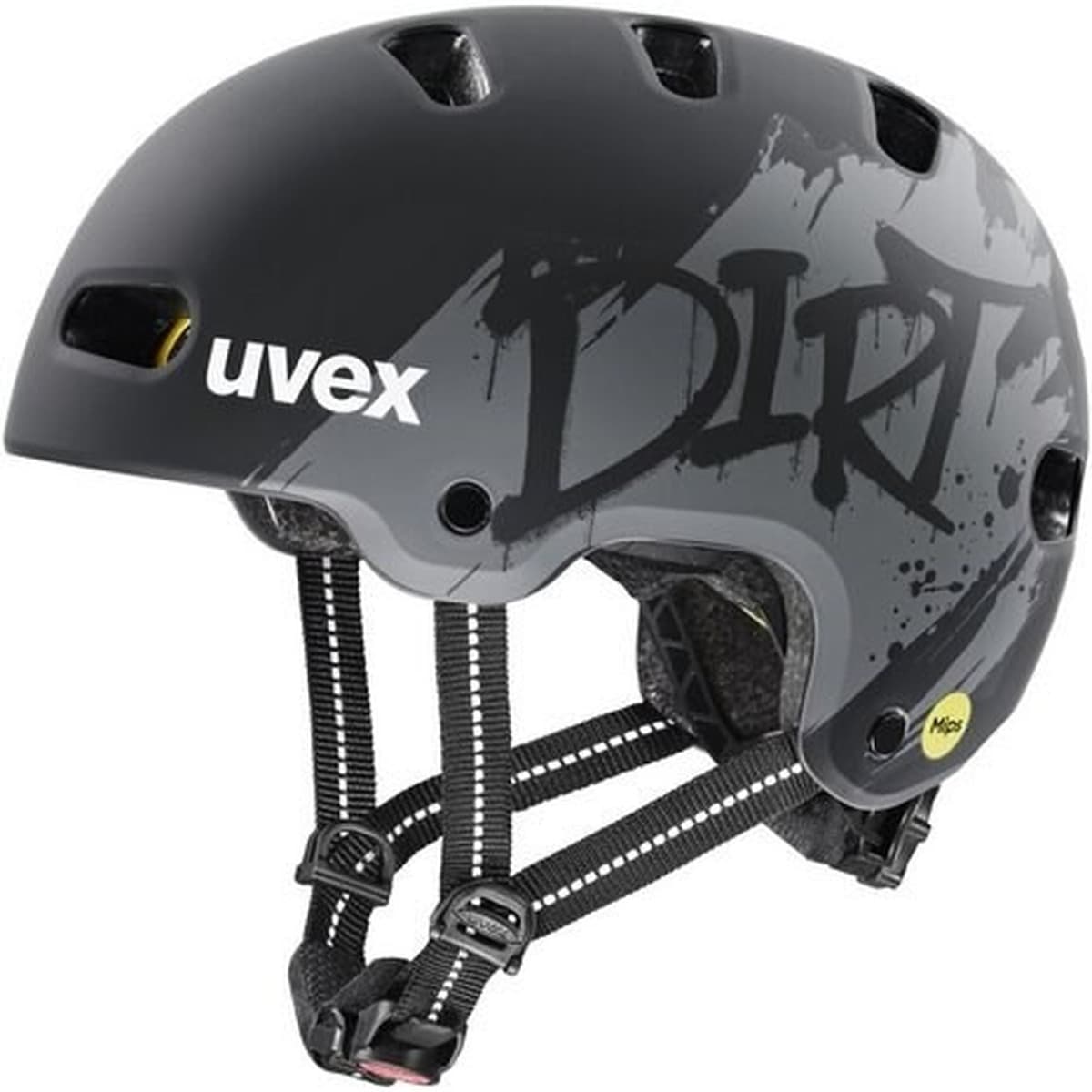 Kask rowerowy dziecięcy UVEX Kid 4 Style MIPS, zielony