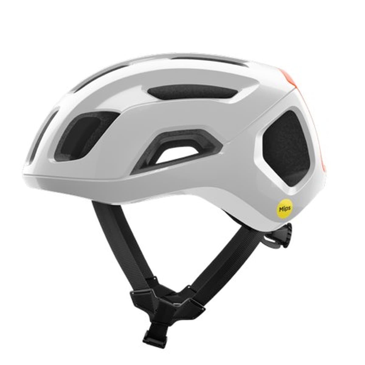 Kask rowerowy POC Ventral Air MIPS biało-pomarańczowy - rozmiar 54-59 cm