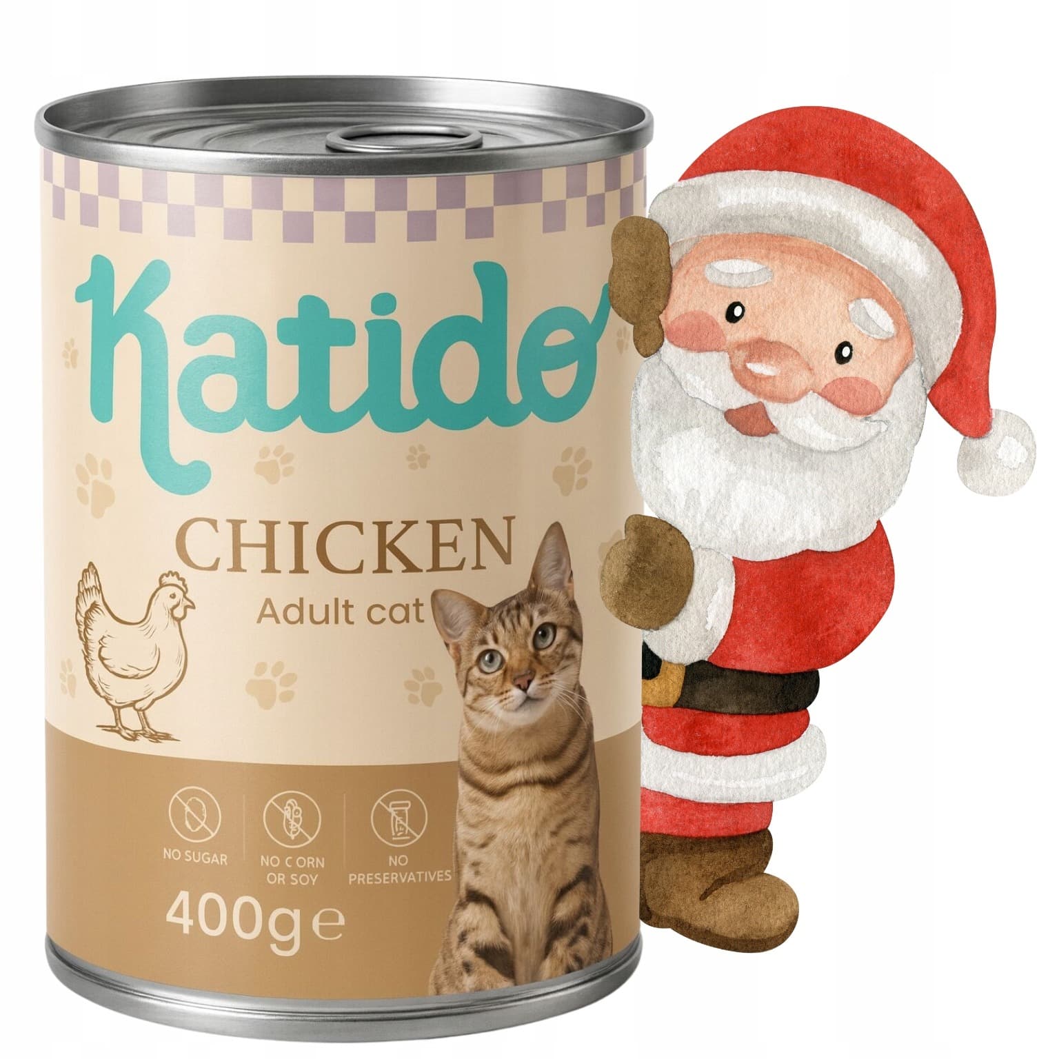 KATIDO mokra karma dla kota Kurczak 400 g