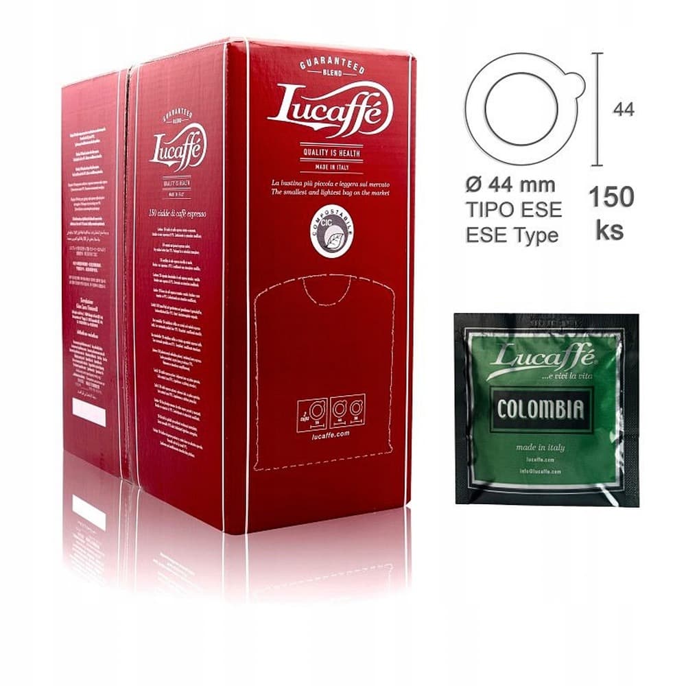 Kawa Lucaffe Pulcinella ESE System Pads 44mm 150 sztuk