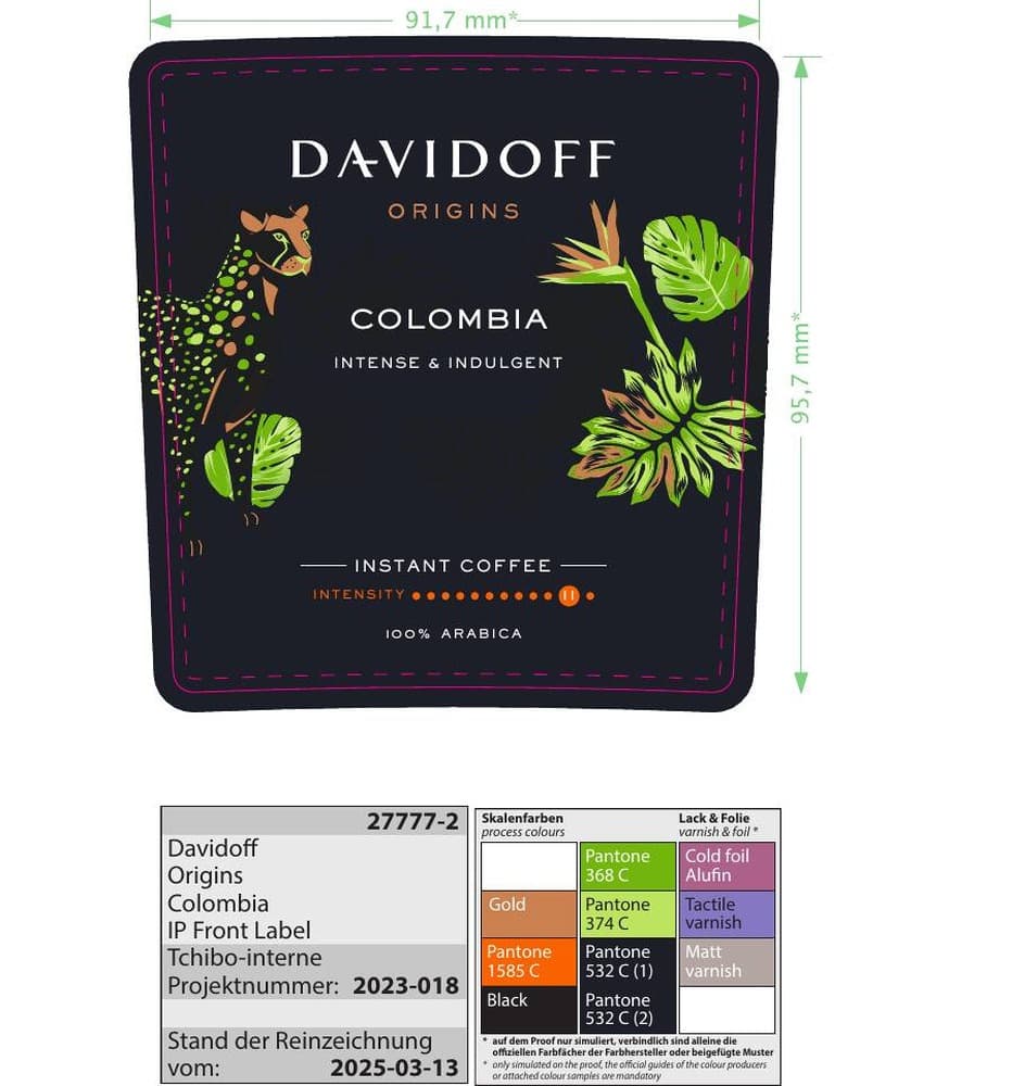 Davidoff Origins Colombia 90g