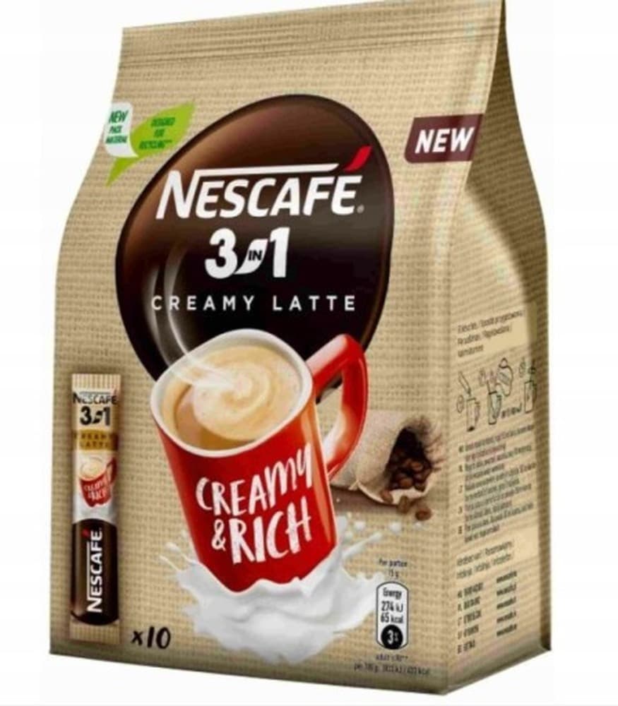 Nescafe 3in1 Creamy Latte 10 x 15g