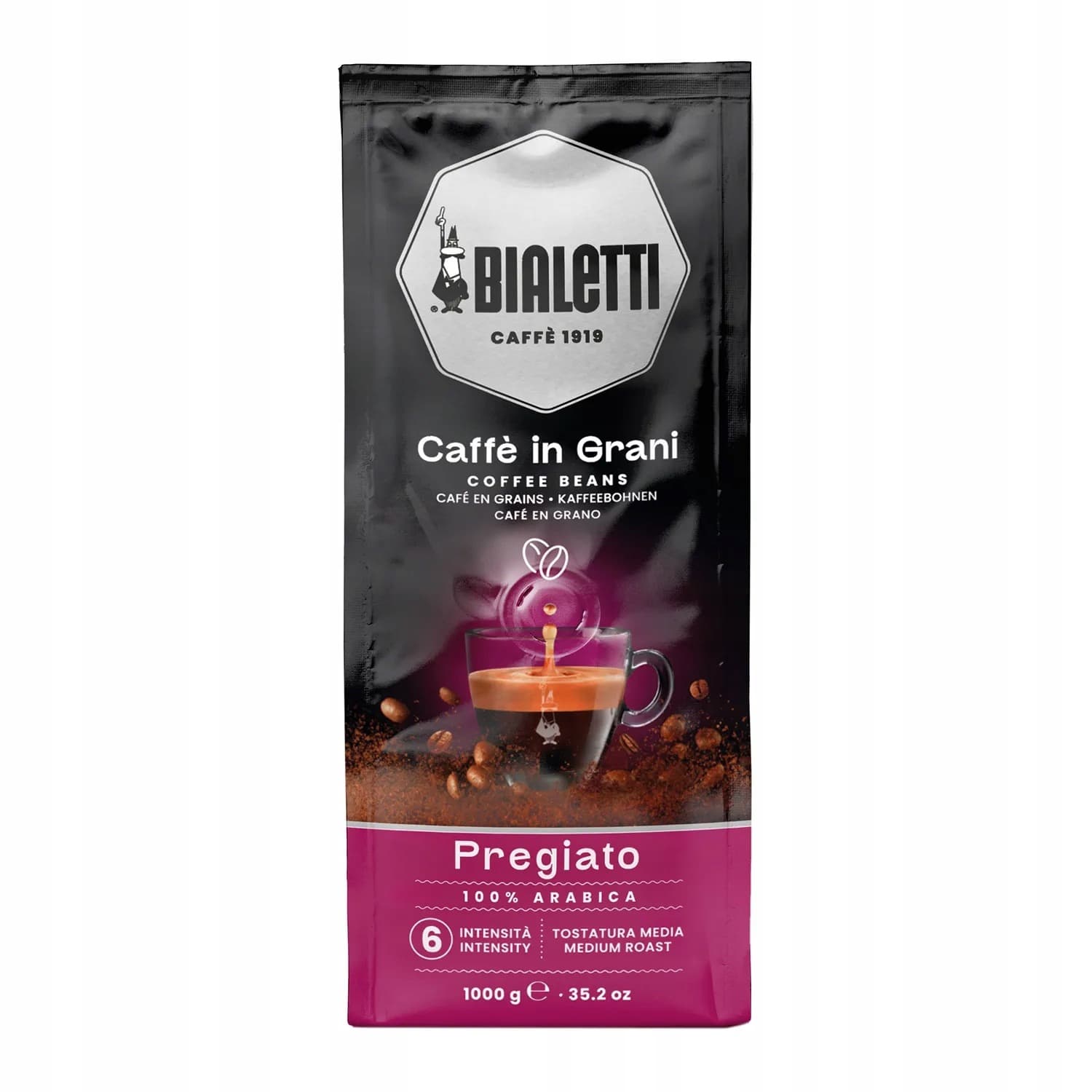 Kawa ziarnista Bialetti Experto Grani Pregiato 1 kg