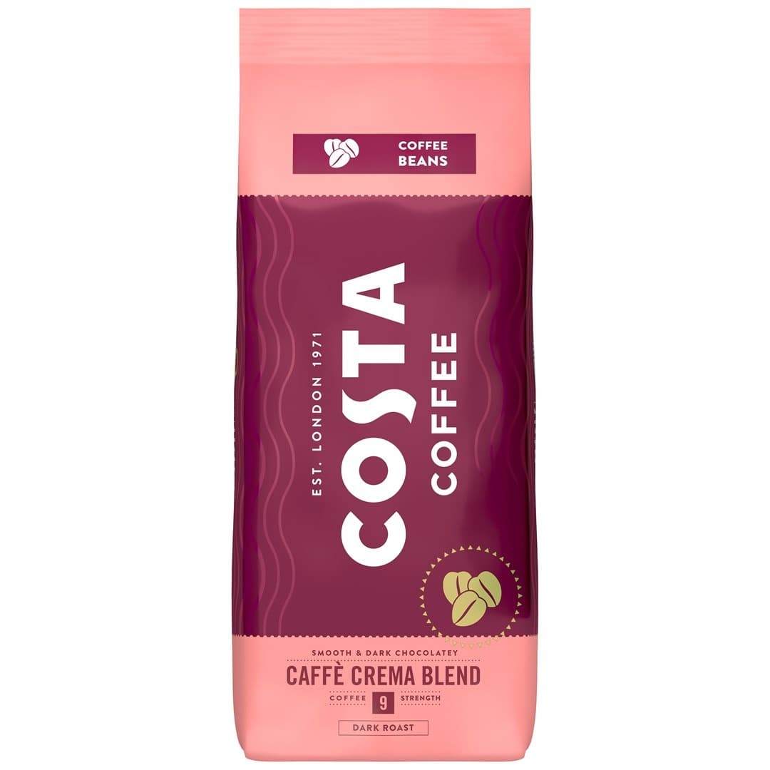 Kawa ziarnista Costa Coffee Crema 1 kg ciemno palona