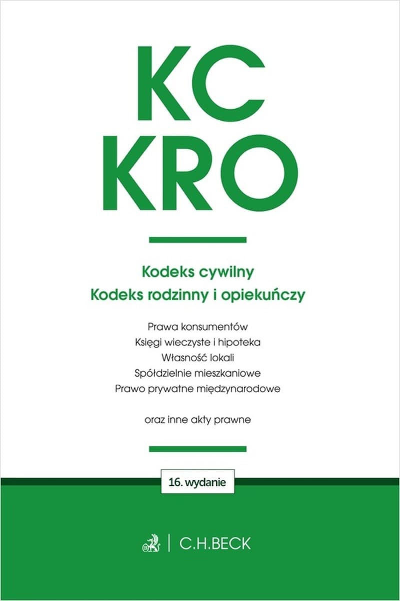 KC KRO Kodeks Cywilny i Rodzinny. Wydanie 16