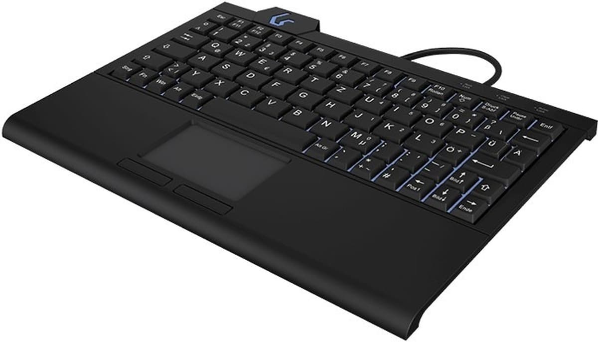 KeySonic KSK-3210ELU Klawiatura USB QWERTZ Niemiecki Czarny