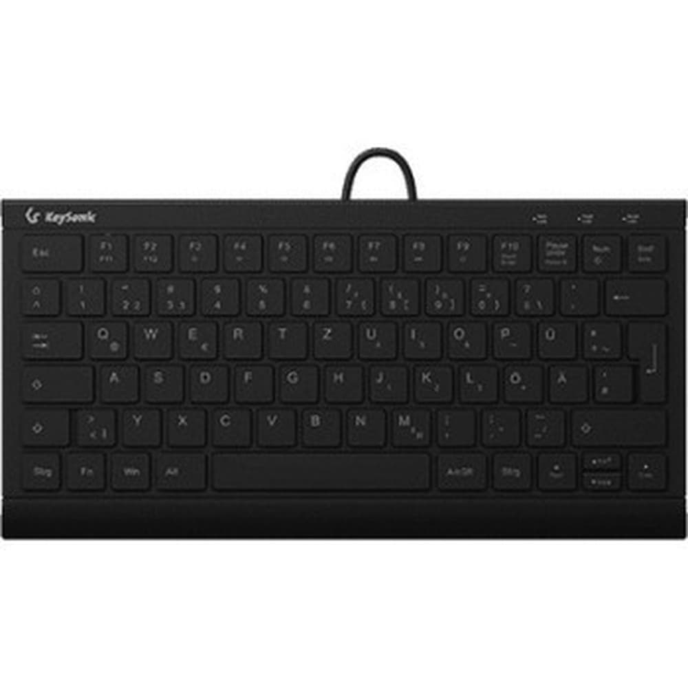 KeySonic KSK-5011ELC (DE) Klawiatura USB QWERTZ Niemiecki Czarny