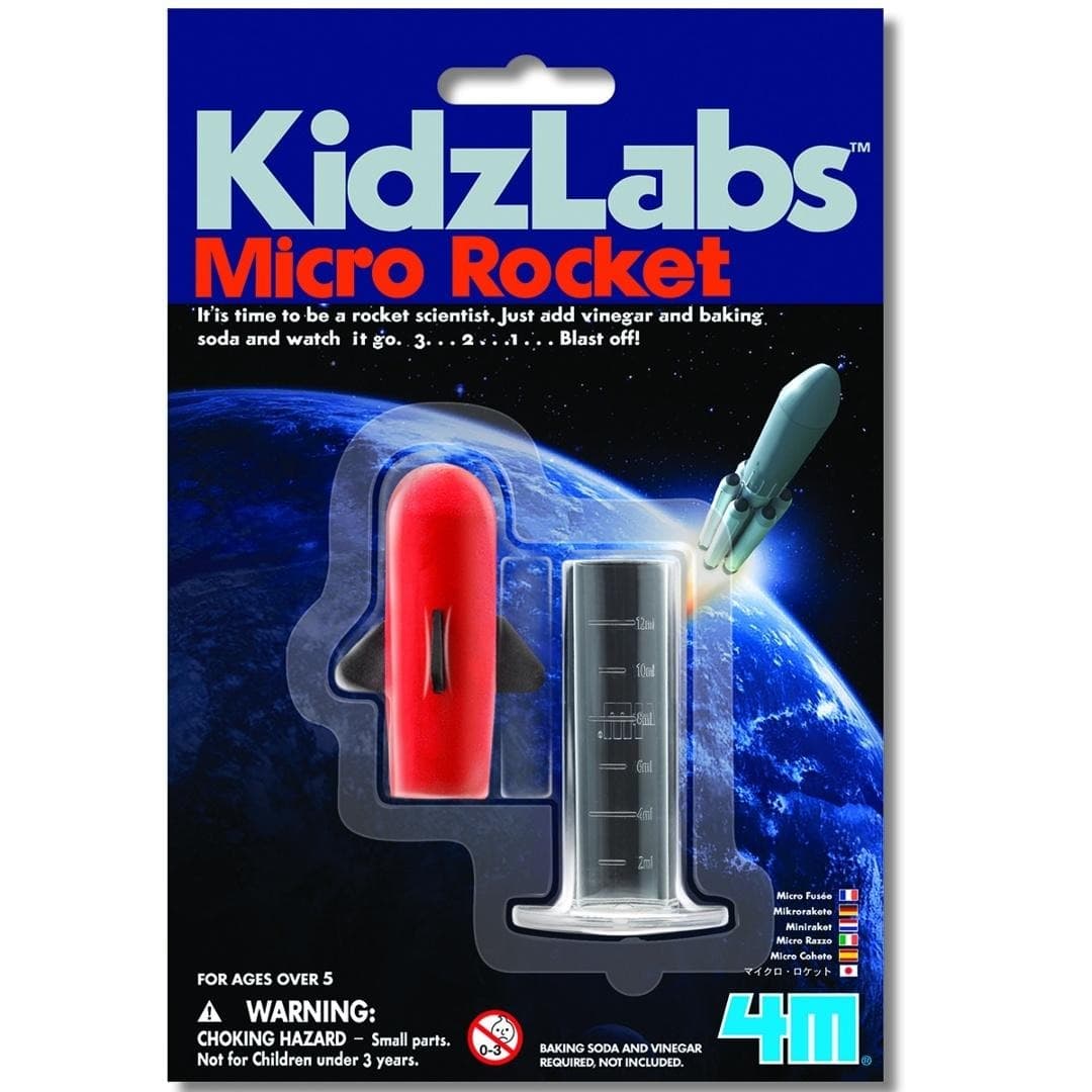 KidzLabs Mikrorakieta Zestaw do eksperymentów do montażu 4M
