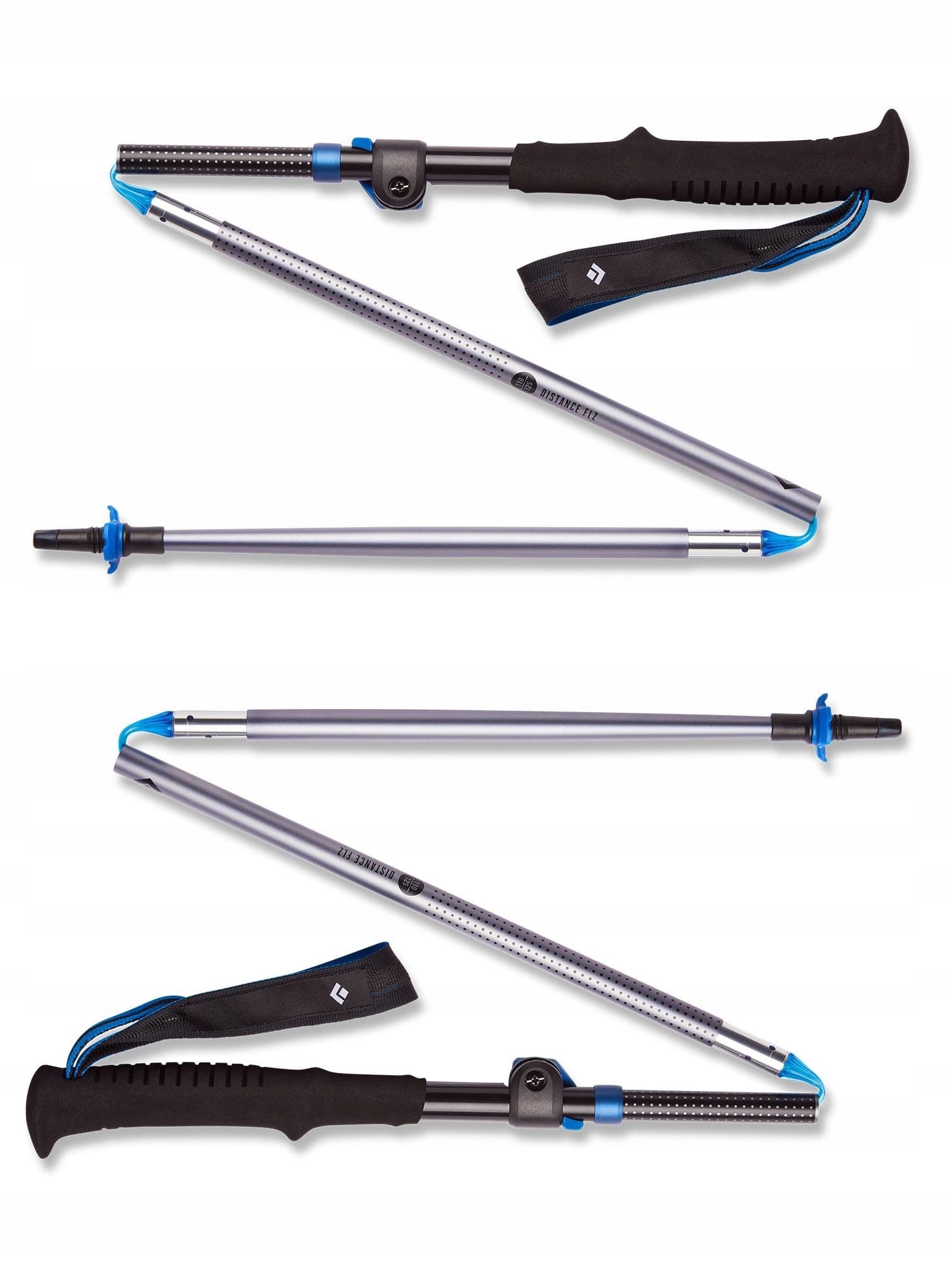 Kije do biegania Black Diamond Distance Carbon Z FKT Poles - black, rozmiar 120 cm