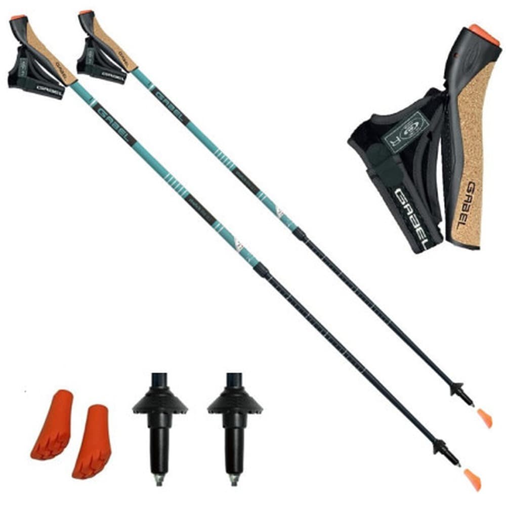 Kije do nordic walking Gabel Wrd Wired regulowane 110-130 cm