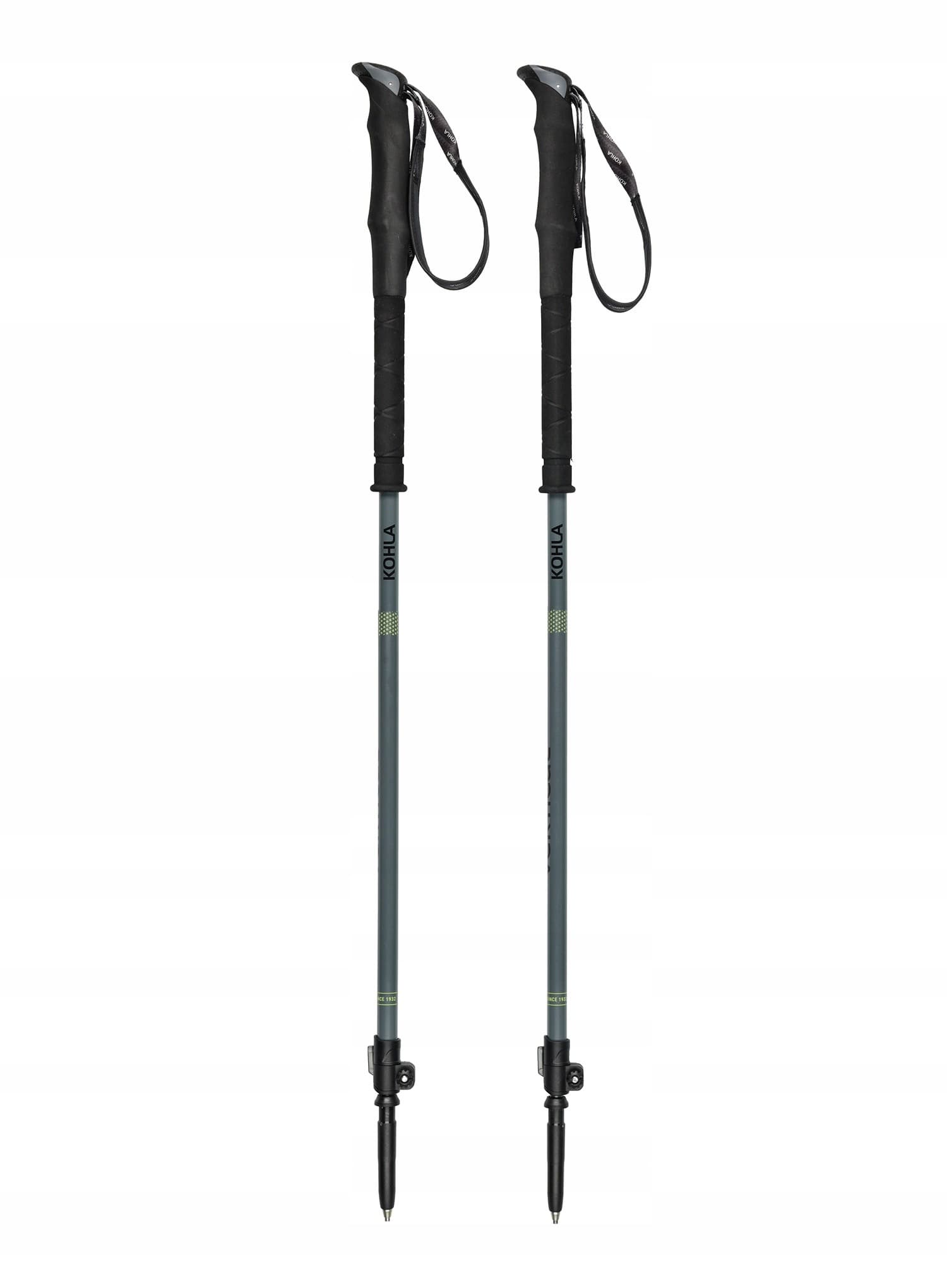 Kije skiturowe Kohla Vertical Pole - szaro-żółte